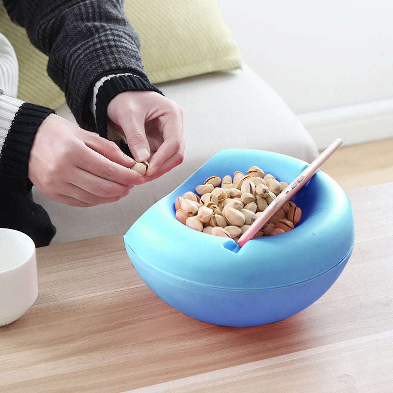 Double Layers Lazy Snack Bowl