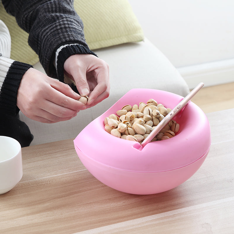 Double Layers Lazy Snack Bowl