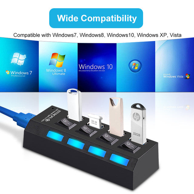 Divisor Multi USB 3.0 HUB