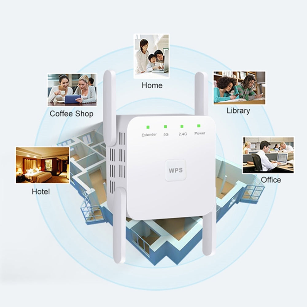 Premium Dual Band 1200Mbps Wifi Booster