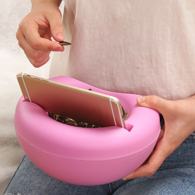 Double Layers Lazy Snack Bowl