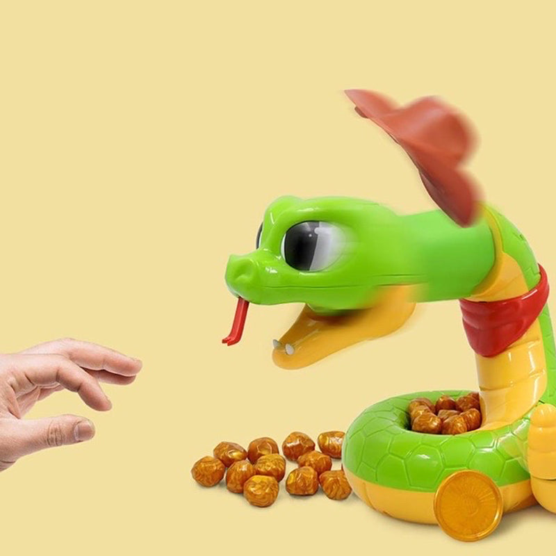 Brinquedo complicado de cobra faminta