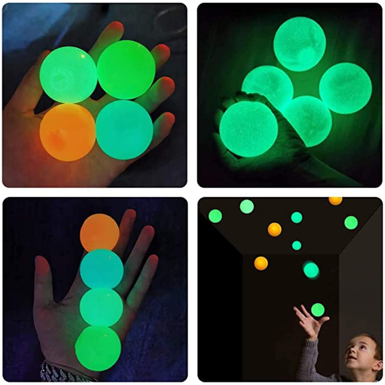 Luminescent Stress Relief Sticky Balls